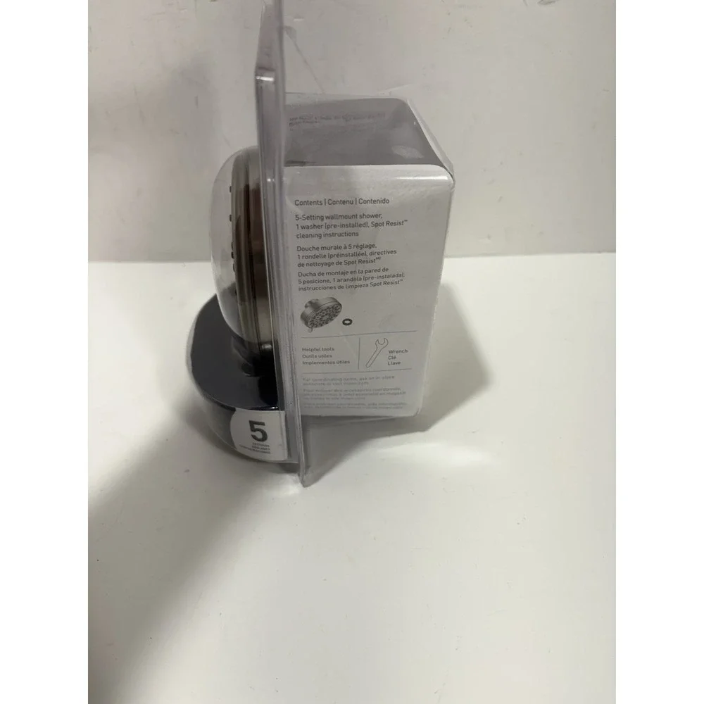 MOEN Ignite 5 Settings Spray Optimized Pressure Shower Head Spot Resistant NIB